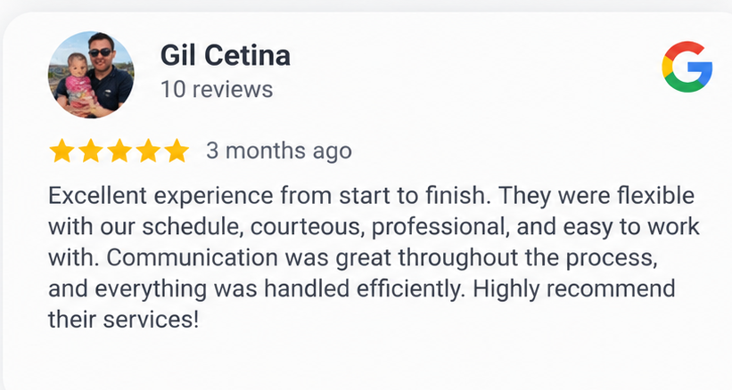 Google review from Gil Cetina about AwuaPlus